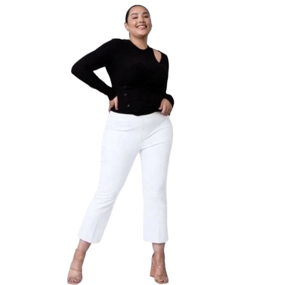 SPANX Pants - Spanx On-the-Go Kick Flare Pant Ulta Opacity Silver Lining Technology 3X Petite